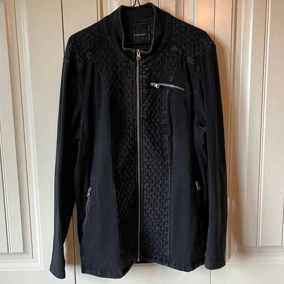 Liverpool Black Quilt Detail Jacket - Picture 14 of 15
